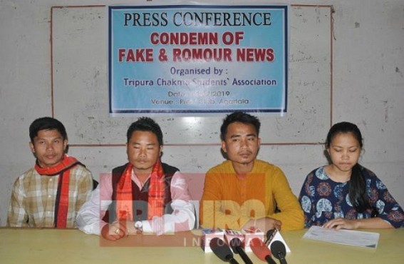 â€˜700 Chakma families entered Tripura  from Arunachal is a Fake Newsâ€™ : Chakma Students body